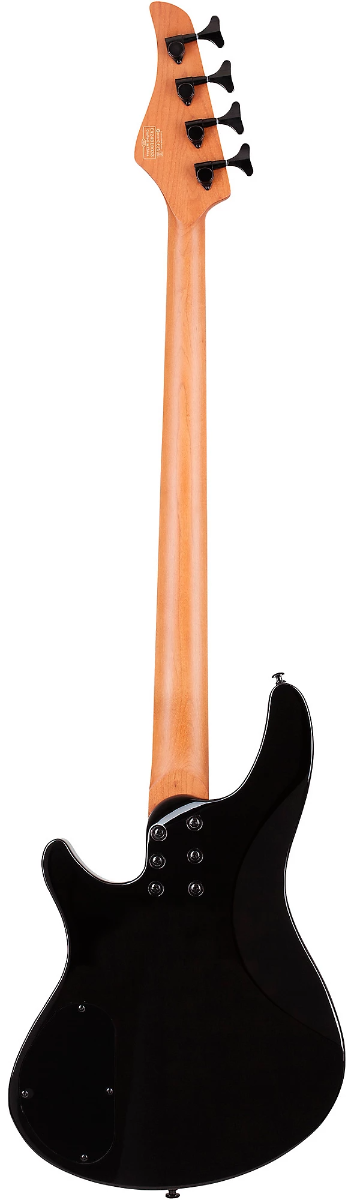 Schecter Guitar C-4 Standard Electric Bass Guitar in Tobacco Burl