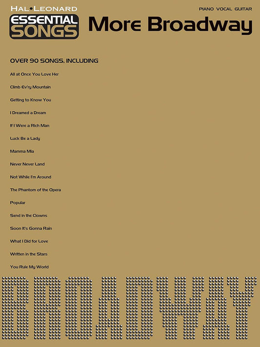 More Broadway Essential Songs PVG