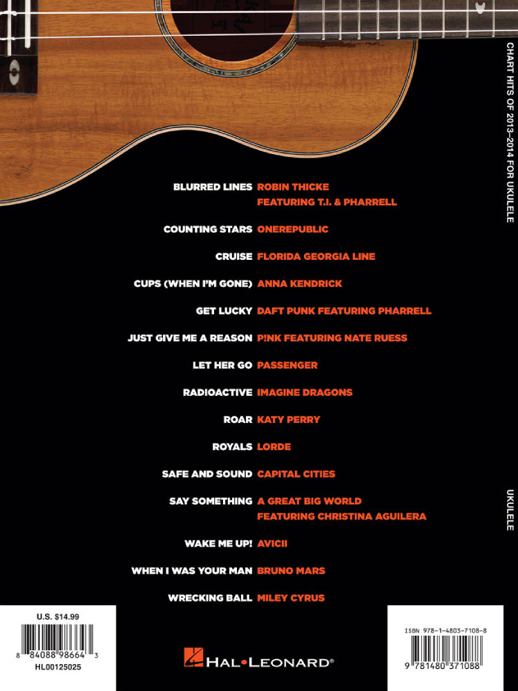 Chart Hits of 2013-2014 for Ukulele