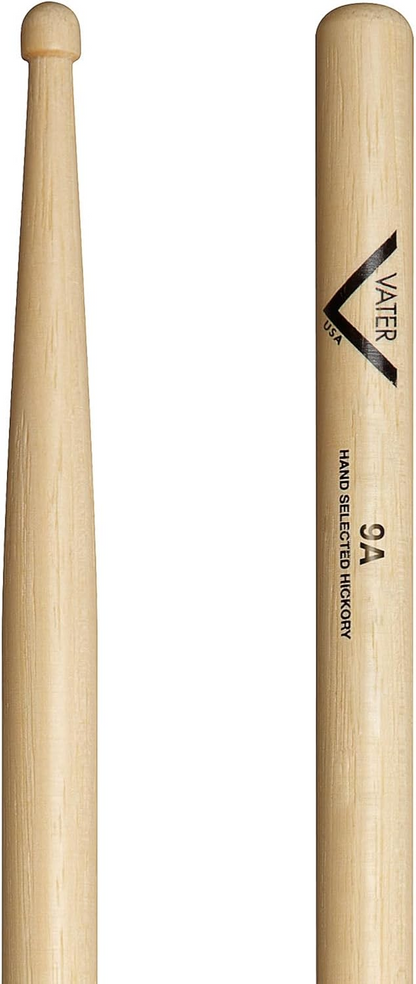 Vater VH9AW 9A Wood Tip Drum Sticks (Pair)