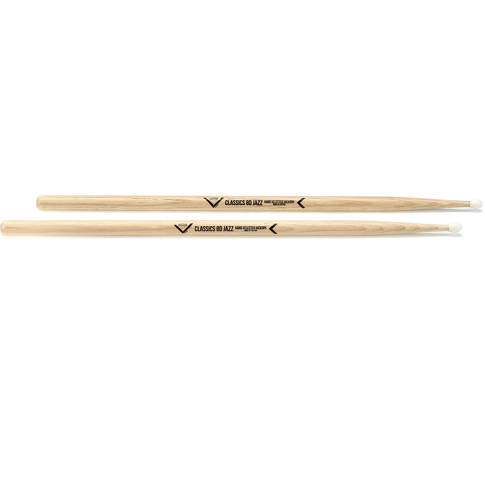 Vater VHC8DJN Classics 8D Jazz Nylon Drum Sticks (Pair)