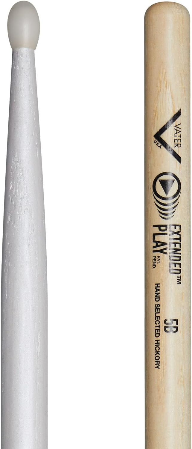Vater VEP5BN Extended Play 5B Nylon Tip Drum Sticks (Pair)