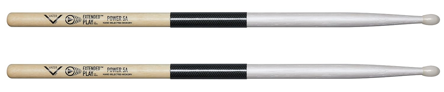 Vater VEPP5AN Extended Play Power 5A Nylon Tip Drum Sticks (Pair)