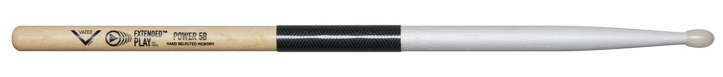 Vater VEPP5BN Extended Play Power 5B Nylon Tip Drum Sticks (Pair)