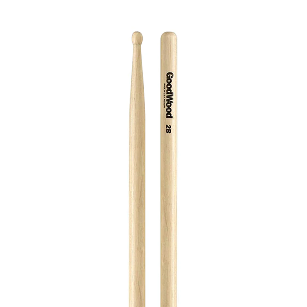 Vater GW2BW Goodwood 2B Wood Tip Drum Sticks (Pair)