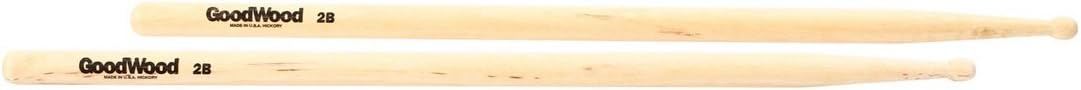 Vater GW2BW Goodwood 2B Wood Tip Drum Sticks (Pair)