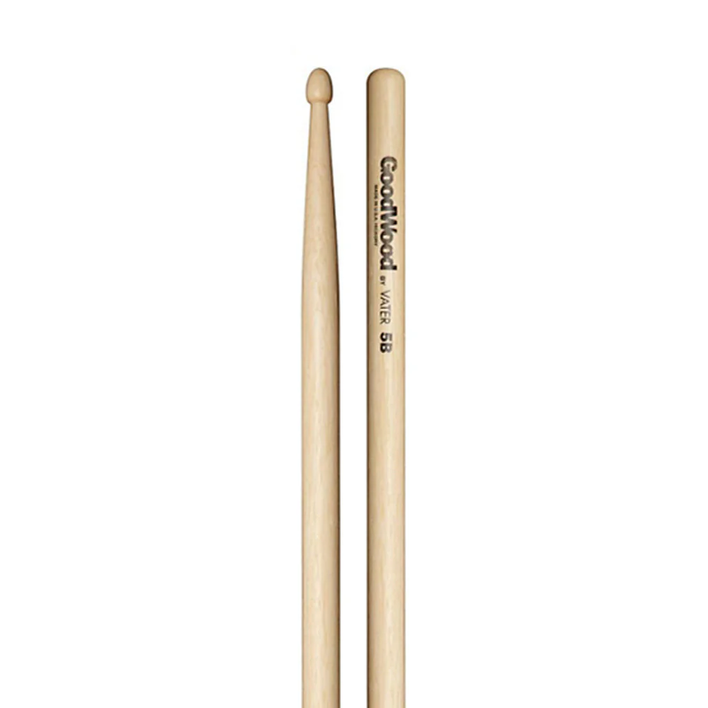 Vater GW5BW Goodwood 5B Wood Tip Drum Sticks (Pair)