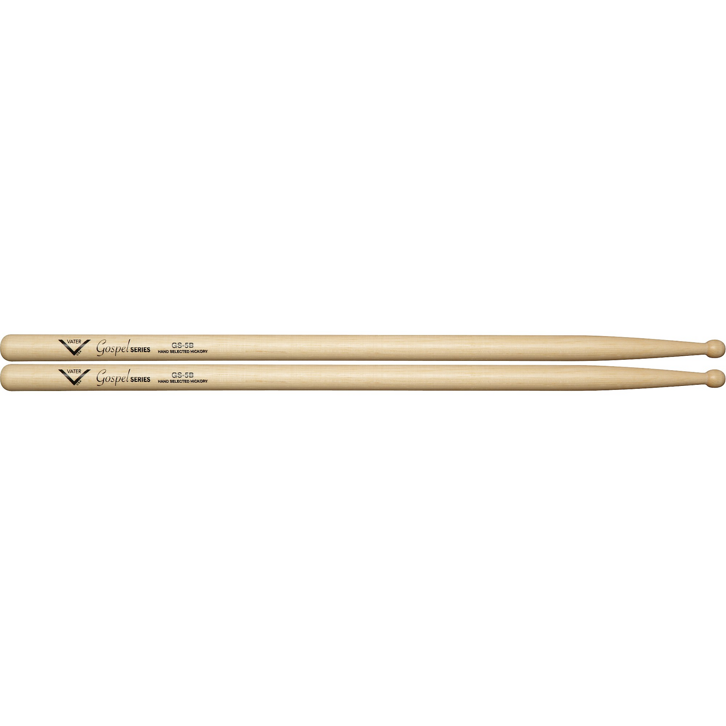 Vater VGS5BW Gospel 5B Wood Tip Drum Sticks (Pair)