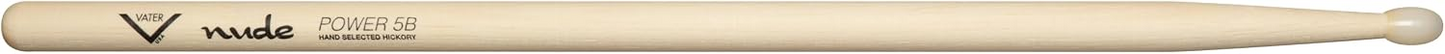 Vater VHNP5BN Nude Series Power 5B Nylon Tip Drum Sticks (Pair)
