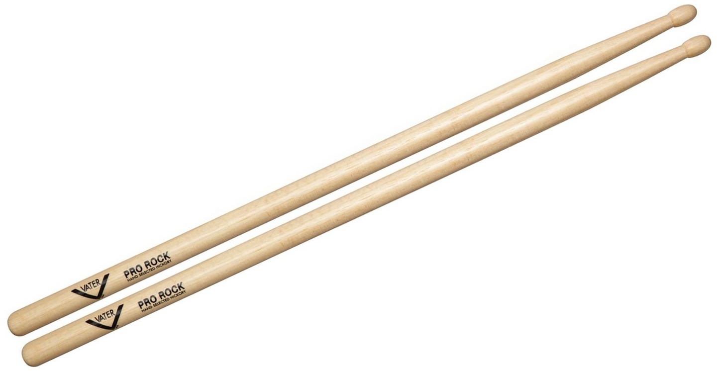 Vater VHPRW Pro Rock Wood Tip Drum Sticks (Pair)