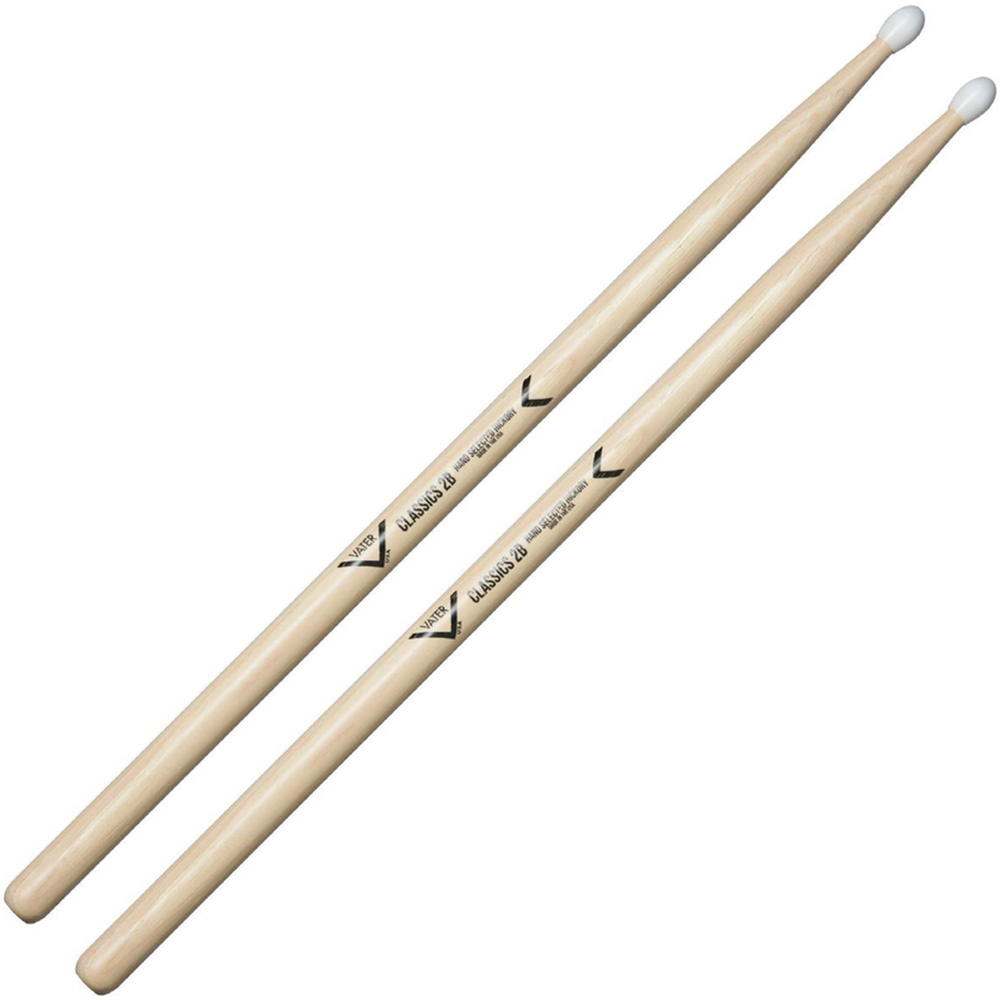 Vater VSMC2BN Sugar Maple Classics 2B Nylon Drum Sticks (Pair)