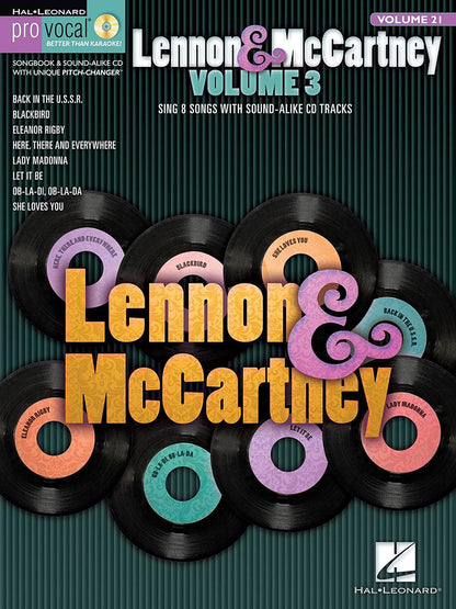 Lennon & McCartney Pro Vocal Men Volume 21 BK/CD