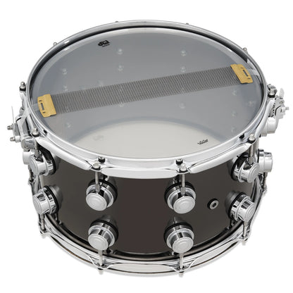 DW Collectors Series 8" x 14" Black Nickel Over Brass Snare Drum