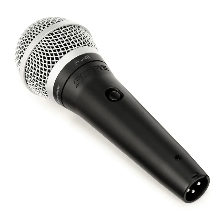 SHURE PGA 48 Dynamic Microphone with XLR-XLR Cable