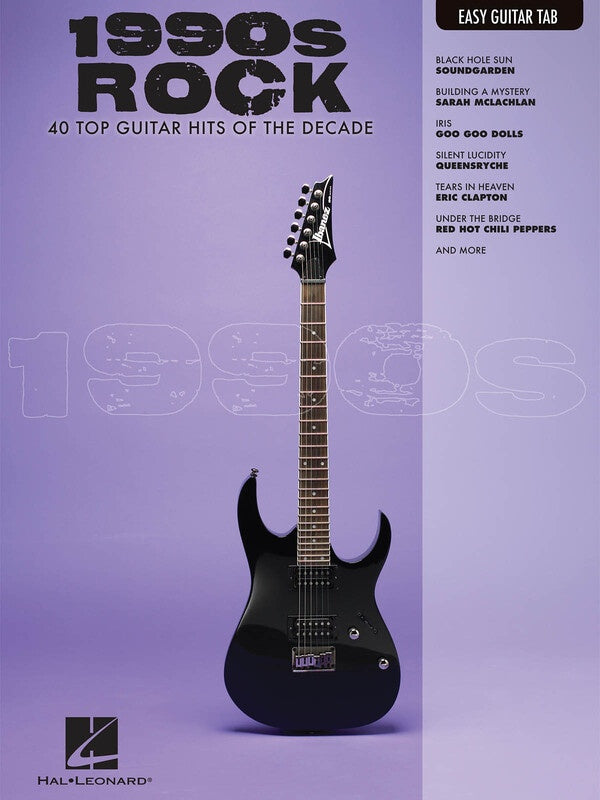1990s Rock 40 Top Guitar Hits Of The Decade Easy Guitar Notes And Tab