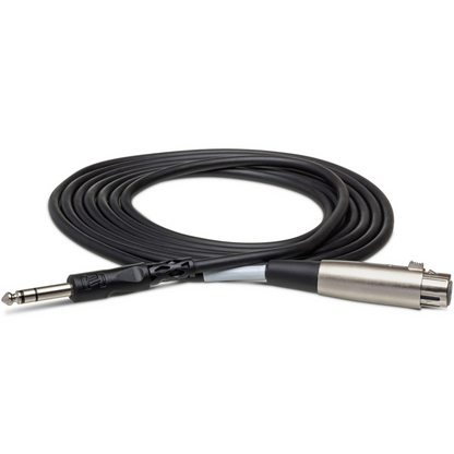 Hosa STX103F Balanced Interconnect, XLR3F to 1/4 IN TRS, 3 FT / 0.9M