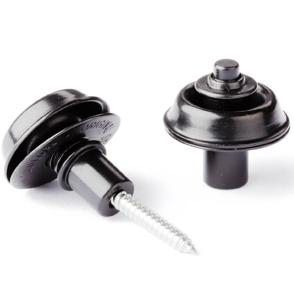 Jim Dunlop Flush Mount Strap Lock in Black Oxide