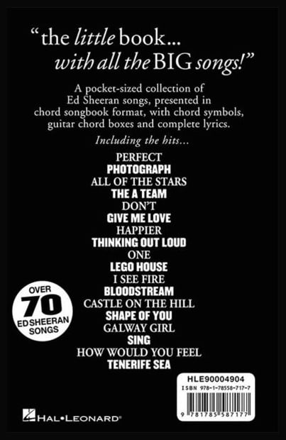 The Little Black Song Book Of Ed Sheeran
