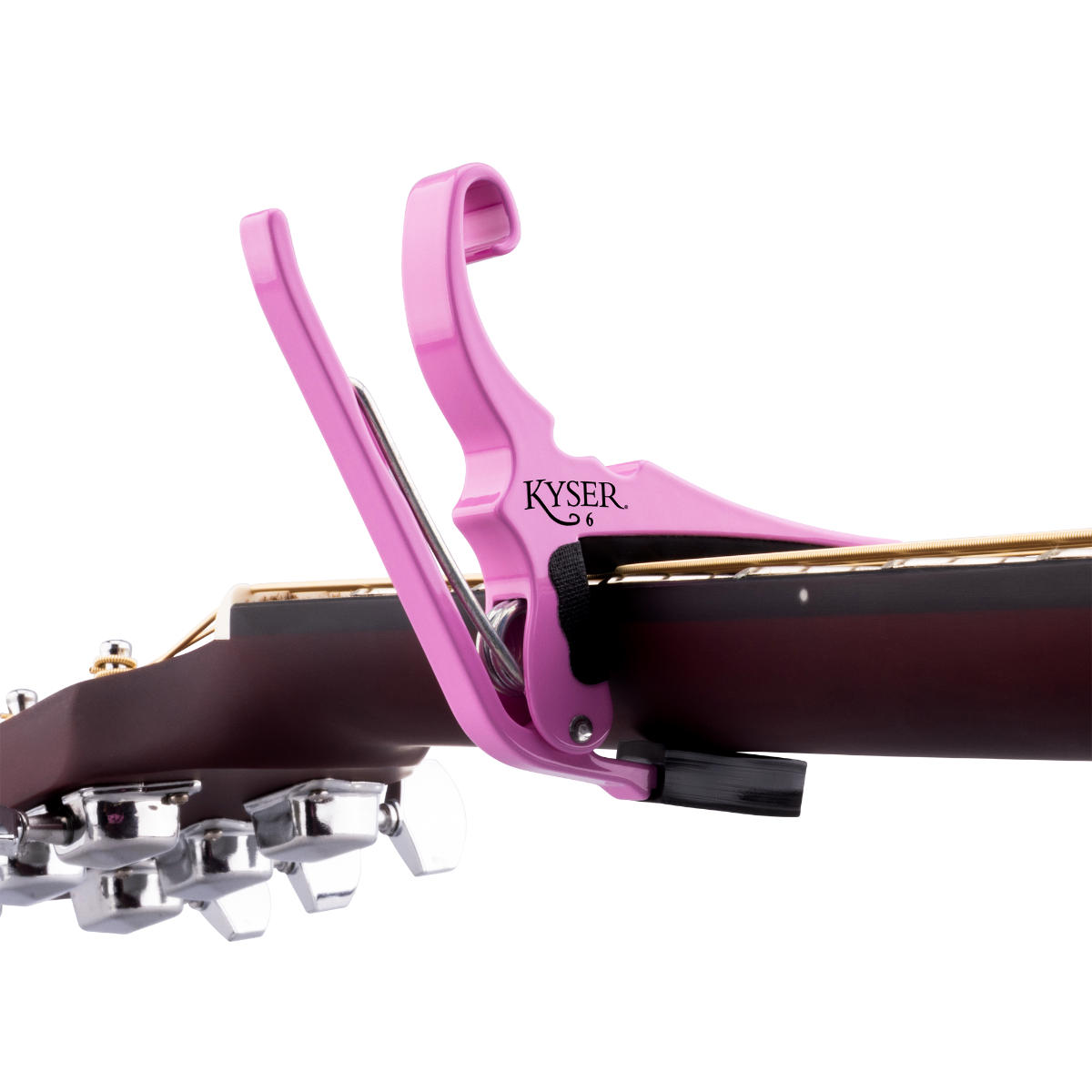 Kyser Quick-Change Acoustic Guitar 6 String Capo in Pink