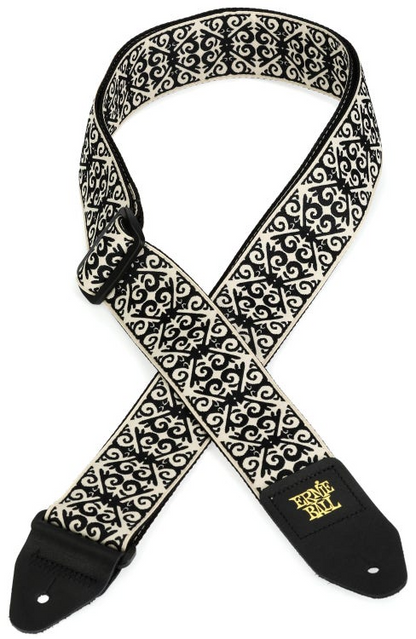 Ernie Ball Classis Jacquard Guitar Or Bass Strap in Montebello Iron