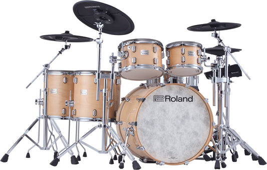Roland VAD716 V-Drums Acoustic Design Kit in Gloss Natural