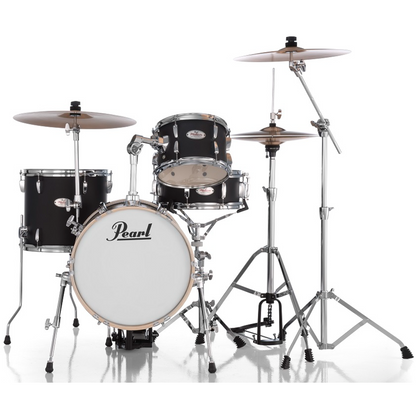 Pearl Midtown 4-Piece Compact Drum Kit in Matte Black