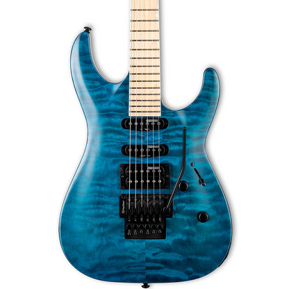 ESP LTD MH203 Electric Guitar in See Thru Blue