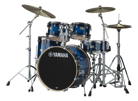 Yamaha Stage Custom Birch Euro 5 Piece Drum Kit in Deep Blue Sunburst