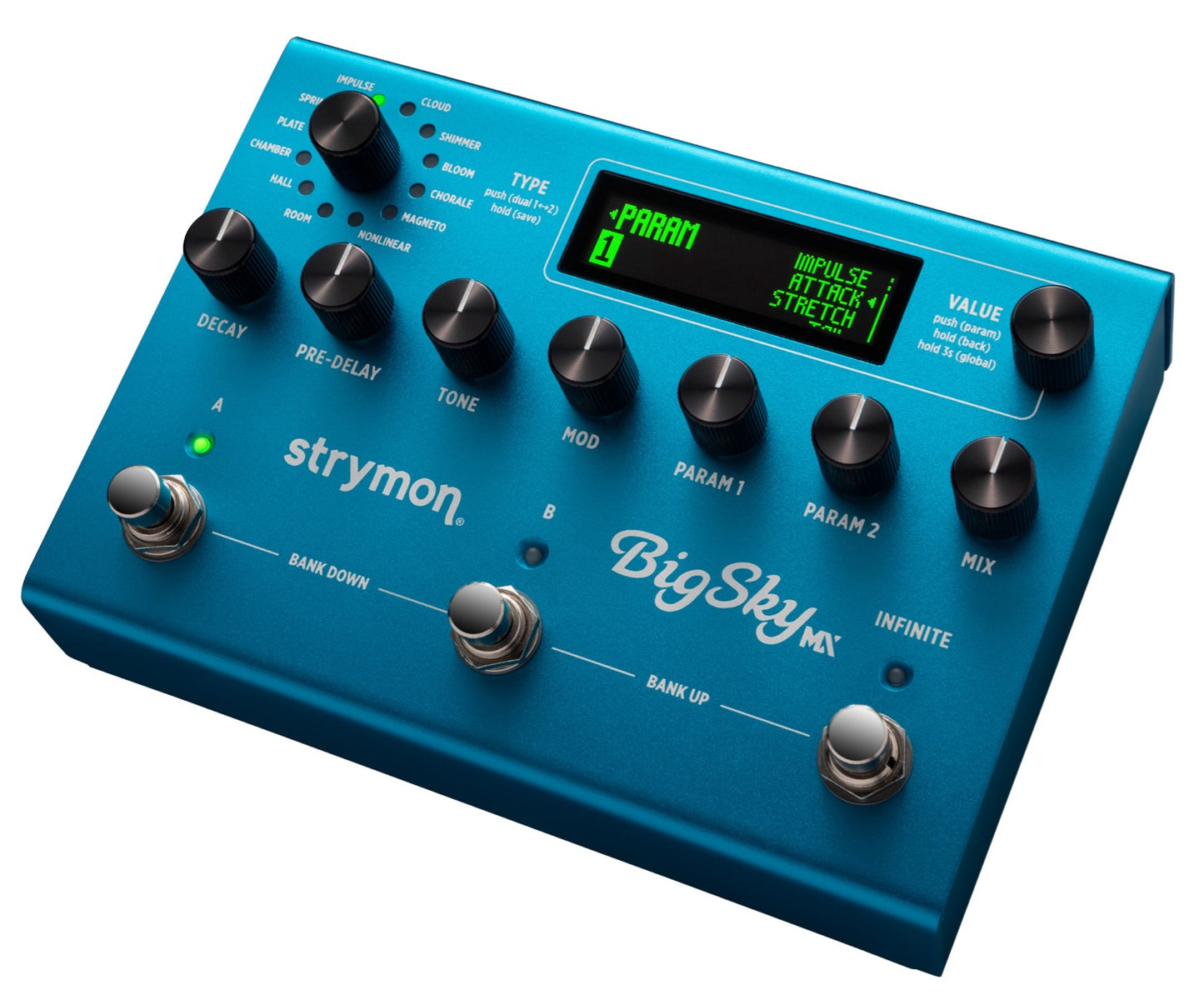 Strymon BigSky MX Multi Reverb Workstation Pedal