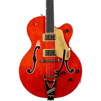 Gretsch Nashville Hollow Body with String-Thru Bigsby Electric Guitar in Orange Stain