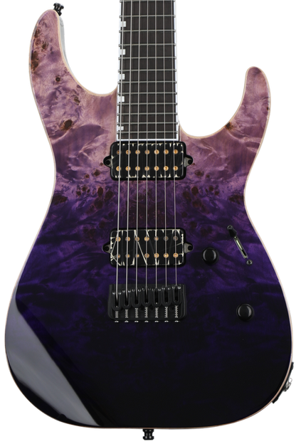 ESP E II M II 7 string in Purple Natural Fade
