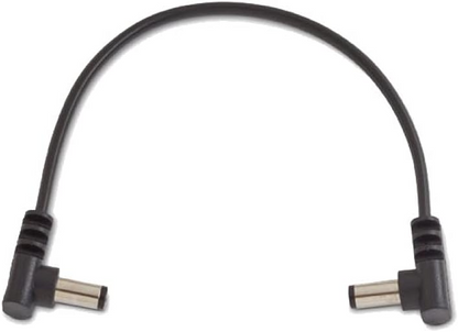 RockBoard 15cm Angled to Angled Power Supply Cable in Black