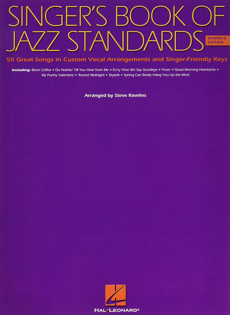 Singer's Book Of Jazz Standards Women's Edition