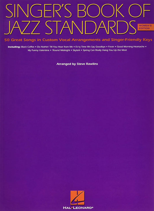 Singer's Book Of Jazz Standards Women's Edition