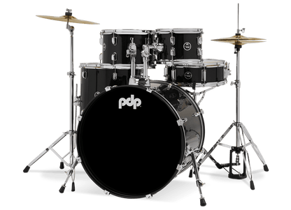 PDP Center Stage 22" 5 Piece Drum Kit in Black Onyx