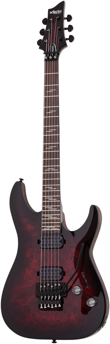 Schecter Omen Elite 6 FR in Black Cherry Burst