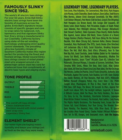 Ernie Ball 2836 Regular Slinky 5-String Nickel Wound Electric Bass Guitar Strings , 45-130 Gauge