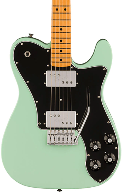 Fender Vintera II '70s Telecaster Deluxe with Tremolo, Maple Fingerboard in Surf Green