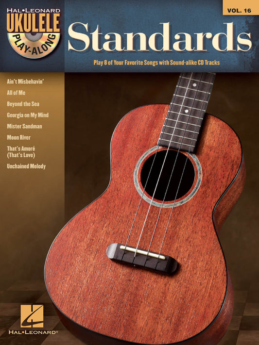 Standards Ukulele Play Along Volume 16 BK/CD