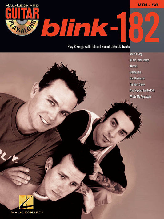 Blink 182 Guitar Playalong Volume 58 BK/CD