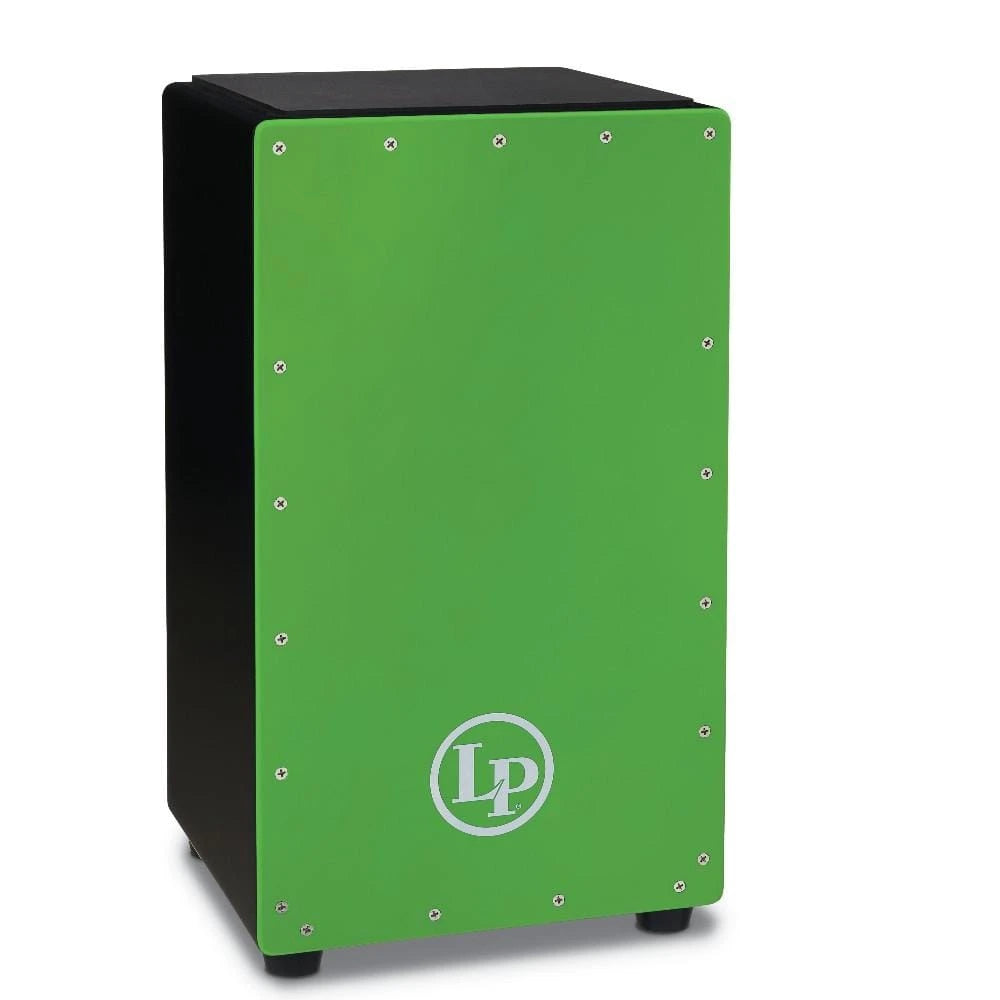 Latin Percussion Padded Seat Prism Snare Cajon in Green