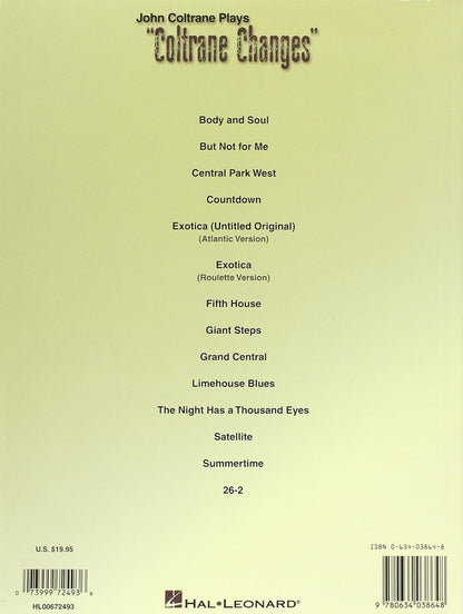 Coltrane Changes Artist Trans