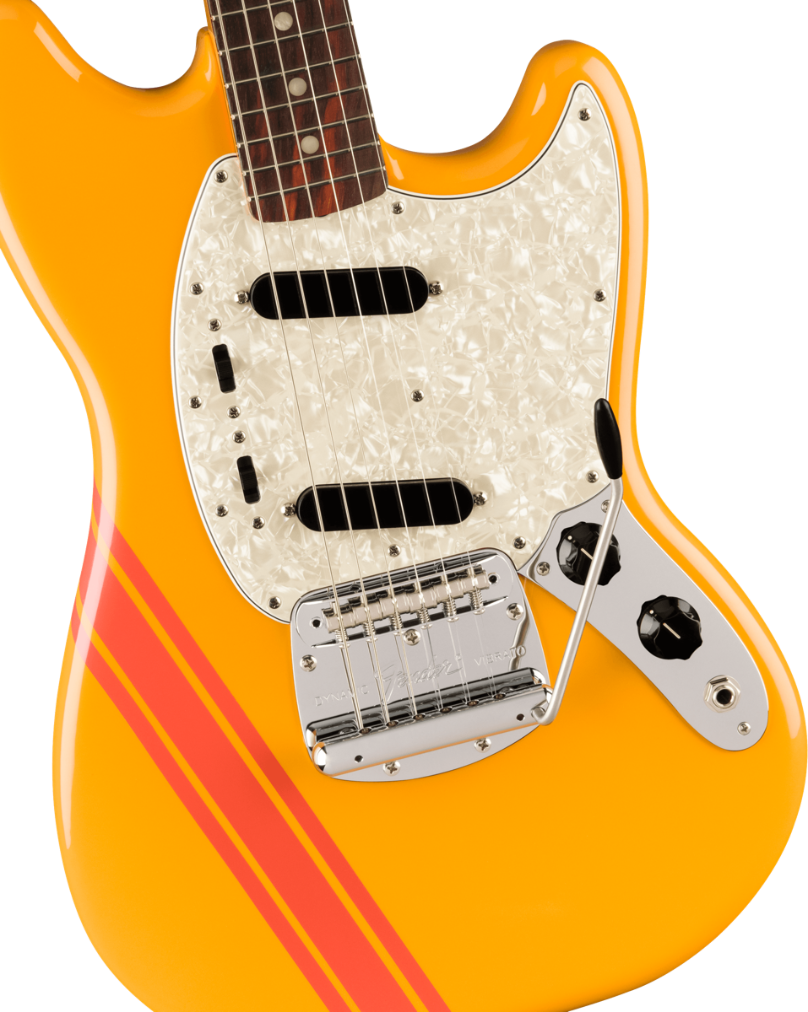 Fender Vintera II '70s Competition Mustang, Rosewood Fingerboard in Competition Orange