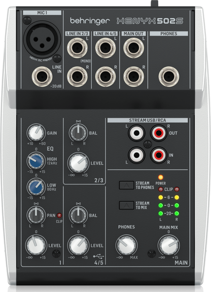 Behringer XENYX 502S 5 Channel Mixer