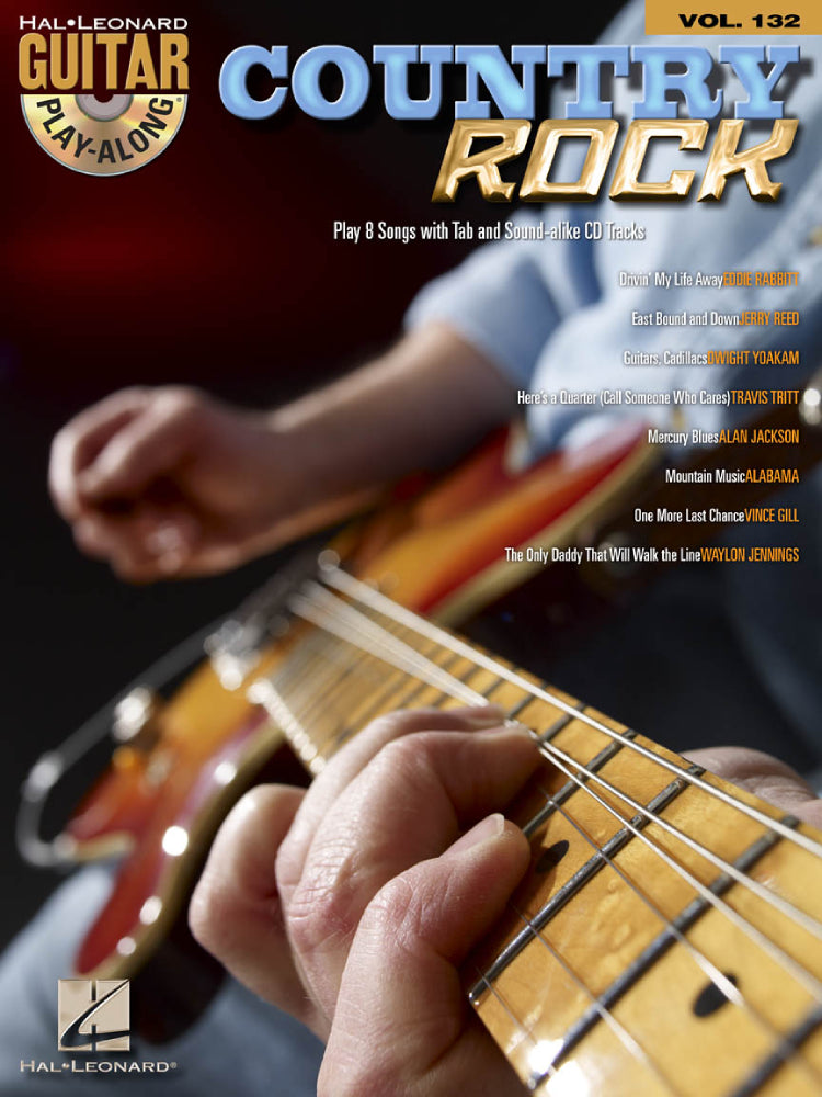 Country Rock Guitar Play Along Volume 132 Guitar Tab BK/CD