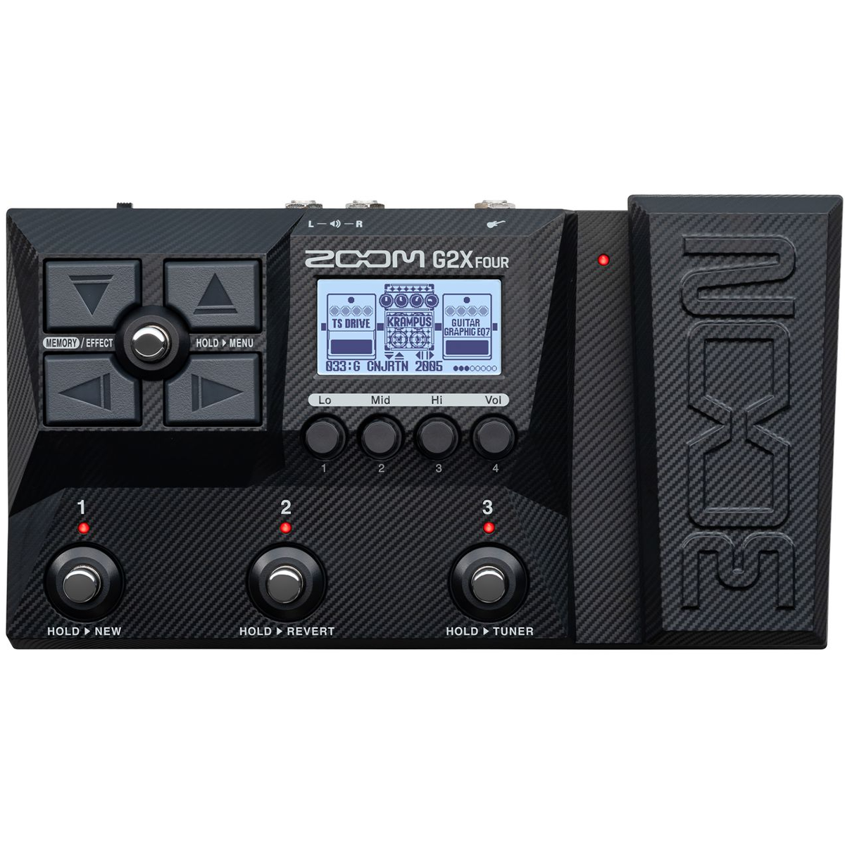 Zoom G2X Four Guitar Effects and Amp Simulator Pedal