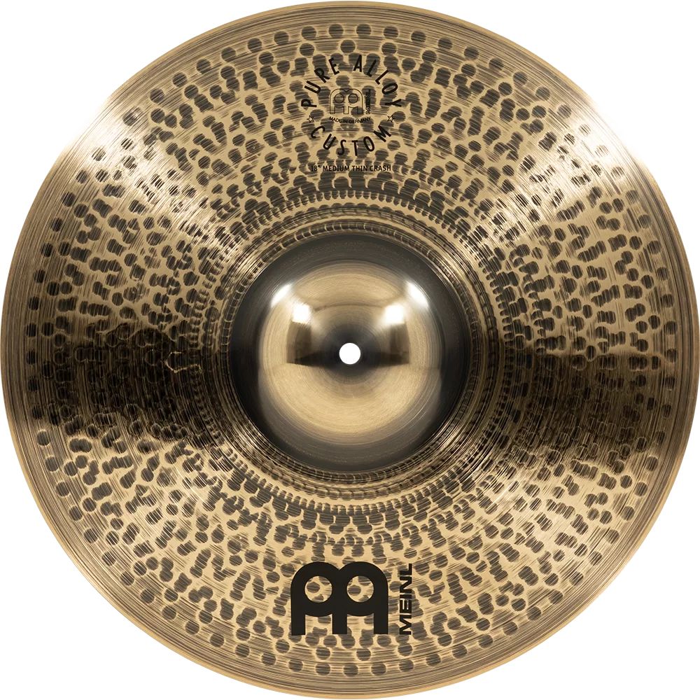 MEINL Cymbal Pure Alloy Custom 18" Medium Thin Crash