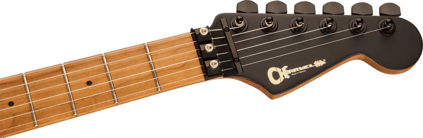 Charvel Pro-Mod Plus So-Cal Style 1 HH FR CM Electric Guitar in Scorched Earth