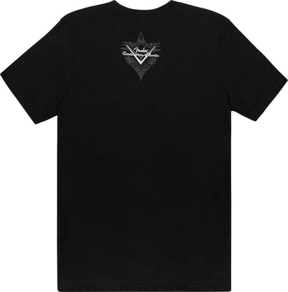 Fender Custom Shop Pinstripe XL Size T-Shirt in Black