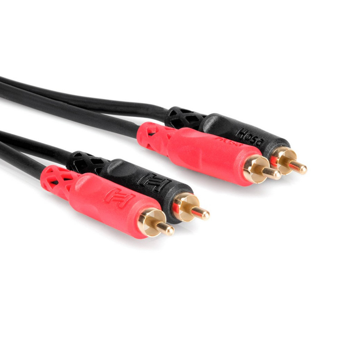 Hosa CRA201AU Stereo Interconnect, Dual RCA to SAME, 1 M